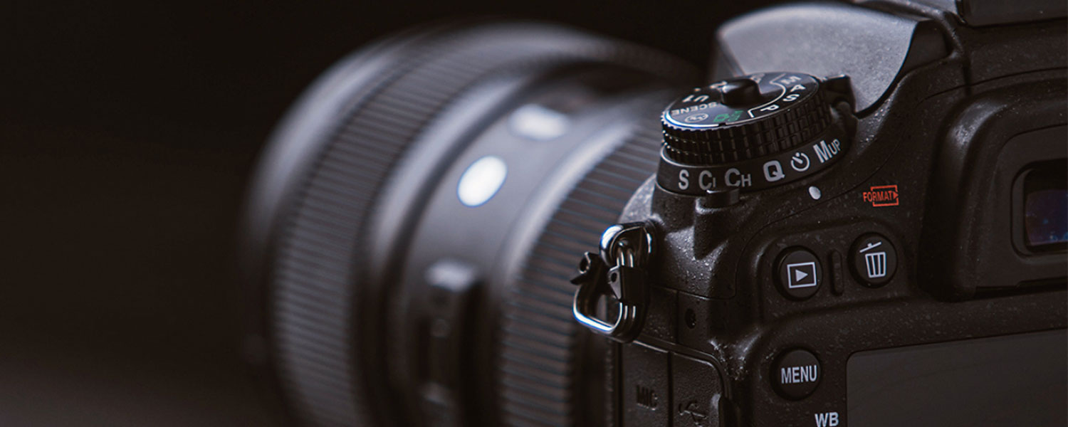 Close up of a camera