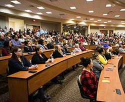       Teamwork, Shared Values Highlighted in 2018 State of the University and Faculty Awards   